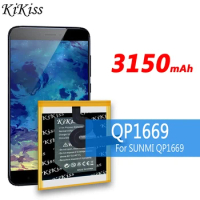KiKiss Powerful Battery QP1659 QP1669 ZAP1522 W5910 For VK VEKEN W5910 SUNMI M1 SUNMI V2PRO V2 Pro V 2 Pro