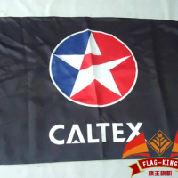 caltex car racing black 90*150CM polyester caltex car racing banner