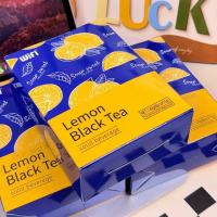 【COD】WIFl Lemon Tea 1Box(8Sachet Teh) Hitam Lemon minumanserbuk TTOX