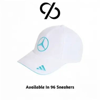 Topi Unisex Adidas Mercedes AMG Petronas F1 Team George Russell White (KE8303) ORIGINAL All Size