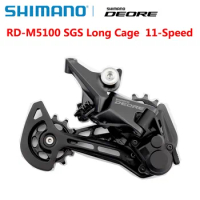 New Arrival Shimano Deore RD-M5100 RD M5100 SGS Long Cage Rear Derailleur SHADOW RD+ 11 Speed Bike Bicycle Rear Derailleur