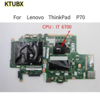 new For Lenovo ThinkPad P70 Laptop Motherboard NM-A441 W/ I7-6700HQ 100% test ok