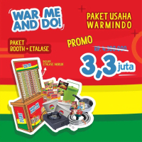 Paket Usaha Warmindo @Warmeanddo ( Paket Booth + Etalase ) Asam Hialuronat