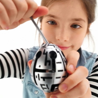 創意益智迷宮蛋3D迷宮球思維減壓無聊智力解鎖兒童生日禮物玩具