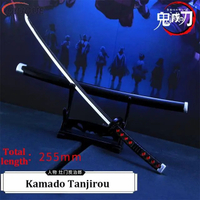 25cm/9.8 inch thanh kiếm tanjiro nezuko zenitsu inosuke kochou Shinobu tomioka Ninja mô hình Cospla