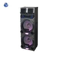 YYHC hifi subwoofer speaker Double 15inch amplifier karaoke player home theatre system speaker