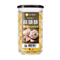罐裝蒜頭酥【每日優果】共4種口味(原味/椒鹽/狠蒜/香辣)★