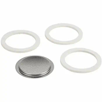 Bialetti Replacement Gasket and Filter For 3 Cup Stovetop Espresso Coffee Mak