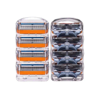 Bilah Manual Pencukur, Sesuai untuk Gillette Fusion 5, Set Pencukur Penggantian, Untuk Lelaki, [COD]