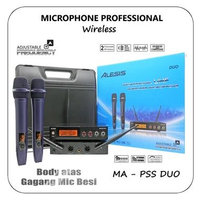 MICROPHONE PROFESSIONAL Wireless UHF Handheld 2 Channel REVERB ECHO - Mic Karaoke ROCKFOX MA - PSS M