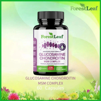 Formulasi Premium Glucosamine Chondroitin - 1200mg Glucosamine & 450mg Chondroitin, 60 Kapsul Lembut