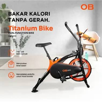 OB Fit OB-6111 Sepeda statis Dual Function dengan kaki dan tangan bergerak bersamaan untuk cardio da
