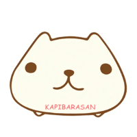 【kapibarasa】水豚君甜點系列後背背包(藍色)