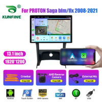 13.1 inch Car Radio For PROTON Saga blm flx 2008-21 Car DVD GPS Navigation Stereo Carplay 2 Din Central Multimedia Android Auto