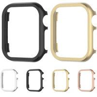 Aluminum Cover For Apple Watch Bumper Case 42mm 38mm 40mm 44mm Shell For iwatch Series 7 6 5 4 3 2 1 Metal Frame Protective Case