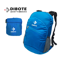 迪伯特DIBOTE 輕便透氣折疊攻頂背包/登山包/短程登山背包/攻頂包-15L(藍)