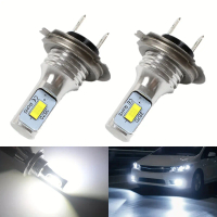 H7 6000K White Light, Compact Size, Easy to Install, Without Battery