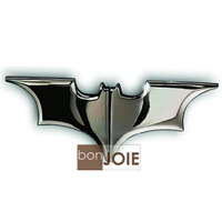 ::bonJOIE:: 美國進口 GuDeKe 磁吸式 亮面款 黑銀色蝙蝠俠 鈔票夾 (全新) 錢夾 Batman 黑暗騎士