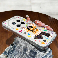 เคสโทรศัพท์ Happy Girl สำหรับ VIVO X300 Pro/X200 Pro Mini/X100 Ultra/X90/S30 ProMini/S20/S19 ดีไซน์ส