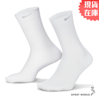 Nike 襪子 女生款長襪 中筒襪 輕薄 一組單雙入 白【運動世界】DV5701-100