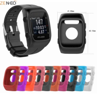 Soft Silicone Cover For Polar M430 / Polar M400 GPS Smart Watch Sport Screen Case Replacement Protector Frame Accessories