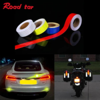 Roadstar 5cmx10m Solid Shining Reflective Stickers Adhesive Tape for Bike Safety Bike Sticker Bicycle Accessories