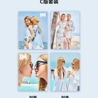 Thai GAP Series Freen Becky IM Magazine Cover Poster Beach Suit Secretary Small Card Album Freenbecky GL CP Greeting Cards