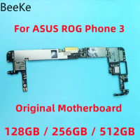 Original AAA Motherboard For ASUS ROG Phone 3 / I003DD ROG3 Unlocked Main Logic Board Circuits Panel Work Mainboard 256GB 512GB