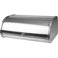 《ibili》不鏽鋼掀蓋式麵包盒(L) | 麵包收納籃 食物盒