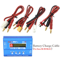 1pcs Battery Charger Cable T plug Male Connector To Banana/Big Tamiya Plug To Banana For Lipo Battery IMAX B6 B6AC B8 Chargers