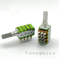 1 ALPHA Aihua RK12 4-link precision potentiometer B10K × 4. The half-axis length of innovative audio amplifier is 20mm