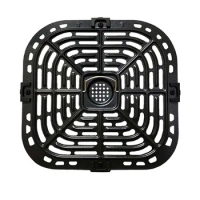 Air Fryer Grill Plate for Instants Vortex Plus 6QT Air Fryers, Upgraded Square Grill Pan Tray Replacement Parts