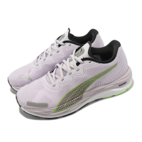 PUMA 慢跑鞋 Velocity Nitro 2 Fade Wns 女鞋 紫 綠 黑 氮氣中底 緩震 運動鞋(37852701)