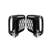 Front Fog Light Cover Grille Trim Accessories For BMW X3 G01 G08 X4 G02 2018 2019 2020 (with Fog Lamp Hole)