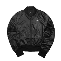 Nike 外套 Swoosh Run Jacket 女款 拉鍊 反光 夾克 穿搭推薦 風衣外套 黑 白 CK0183-010