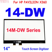 14 inch Touch Screen For HP PAVILION X360 14M-DW Series 14-DW Touch Screen Digitizer Glass Panel Screen Replacement