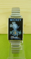 【震撼精品百貨】米奇/米妮 Micky Mouse 方形手錶-黑藍 震撼日式精品百貨
