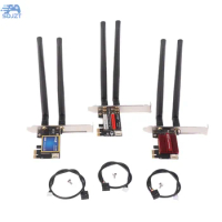 1PC For Bluetooth4.0 WiFi Adapter 1200Mbps Wireless WiFi Card PCIE Adapter TX-1200 Dual Band 2.4Ghz/5Ghz