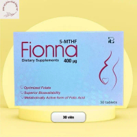 [5-MTHF] Viên uống Fionna bổ sung Acid Folic dưới dạng 5-MTHF hộp 30 viên cho nữ - Nhập khẩu chính h