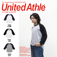 UNITED ATHLE 日本UA 5.6OZ 拉克蘭 七分袖 T恤 三色 男女 (布魯克林) 3504501-