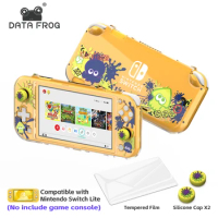 Data Frog Anti-Slip Protective Cover Compatible-Nintendo Switch Lite Full Cover Crystal Shell Case Game Console Accessories