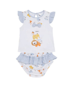 ชุดเสื้อ+กางเกงเด็กทารก รุ่น ED7BY60S สีเทา Size 3M