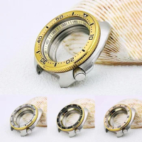 44mm SKX6105 Watch Case Seiko NH35 NH36 Turtle Cases Sapphire Crystal Glass Case Fit for NH35 NH36 7S26 Automatic Movement
