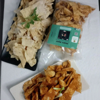 Camilan viral Tortila Chips KRIBAB Kripik Kulit Kebab