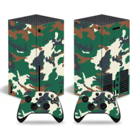 Camouflage For Xbox Series X Skin Sticker For Xbox Series X Pvc Skins For Xbox Series X Vinyl Sticker Protective Skins