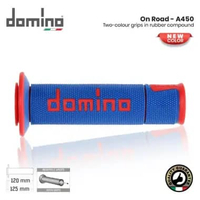 Handgrip Domino Italy A450 Original Universal Biru Merah