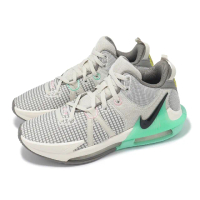 【NIKE 耐吉】籃球鞋 LeBron Witness 7 VII 男鞋 LBJ 米灰 綠 氣墊 支撐(DM1123-006)