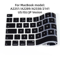 Laptop Keyboard Cover for 2020 M1 MacBook Pro 13.3 inch model A2251/A2289/A2338, 2019 MacBook Pro16 inch A2141 US/EU/JP version