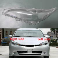 Car Headlight Cover For Toyota Wish 2010-2015 Plastic Headlamp Lens Transparent Lampshade Shell Replace The Original Glass