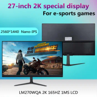 New 27 inch LM270WQA Nano-IPS LCD screen 1MS 2K 165HZ USB Type C HDR Freesync Gaming monitor For DIY LG 27GL850 Support MBP M1